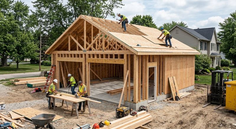 Garage Construction in Conroe, TX